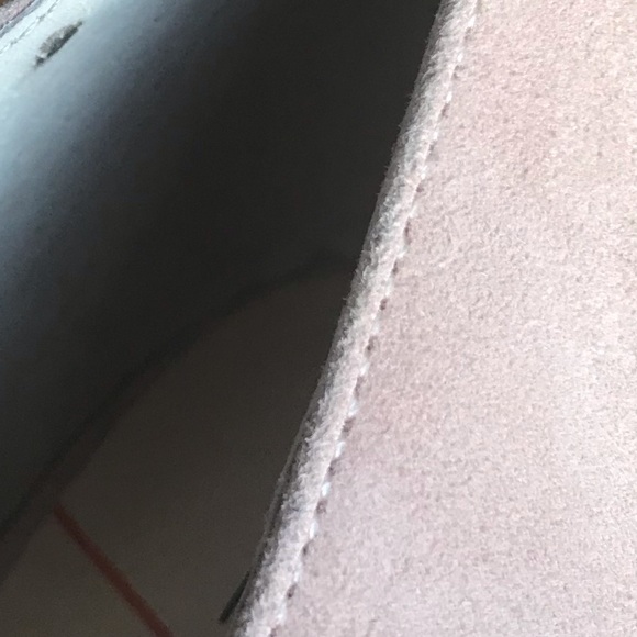 SOLE SOCIETY JENSINE SUEDE MID HEEL PUMPS - Picture 7 of 8